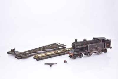 Lot 338 - Bassett-Lowke 0 Gauge LNWR black clockwork Precursor 4-4-2 Tank