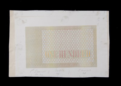 Lot 169 - Two early 20th century hand printed printer's proof prints