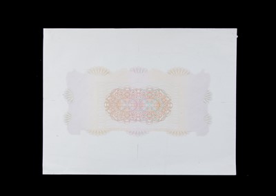Lot 189 - A first half 20th century hand printed proof for a bank note design