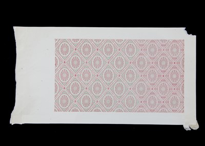 Lot 201 - An early 20th century hand printed printer's proof for a bank note design
