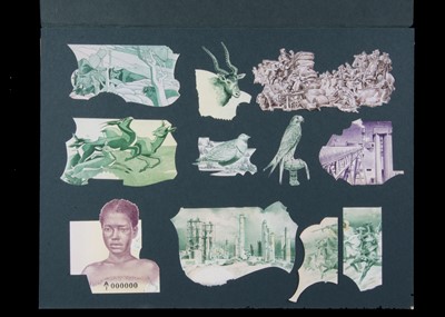 Lot 205 - A very rare and interesting collection of ten hand drawn vignettes for bank note designs by various Bradbury Wilkinson & Co Ltd artists and designers