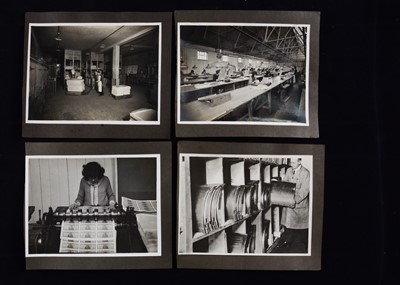 Lot 209 - A group of ten black and white press photographs of the Bradbury Wilkinson & Co New Maldon factory