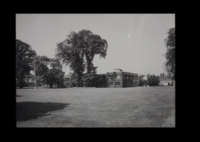 Lot 212 - A group of three black and white press photographs of the externals of the Bradbury Wilkinson & Co New Maldon factory