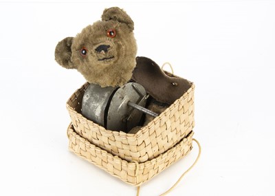 Lot 461 - A 1920's somersaulting Teddy Bear to restore