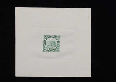 Lot 229 - A late 19th century die proof engraver's test print