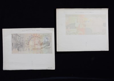 Lot 247 - Two sets of printers proofs relating to the Bradbury Wilkinson 1977 calendar
