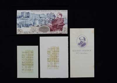Lot 248 - Fourteen items relating to the Bradbury Wilkinson 1977 and later calendars