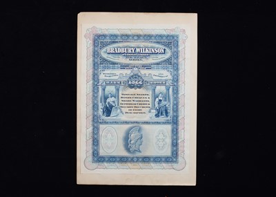 Lot 257 - Two test prints for the 1922 Bradbury Wilkinson & Co Ltd calendar
