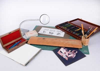 Lot 258 - A group of items relating to Richard Adams from Bradbury Wilkinson & Co Ltd