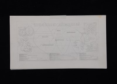 Lot 268 - A design for a Bradbury Wilkinson & Co Ltd Annual Calendar by Richard Adams