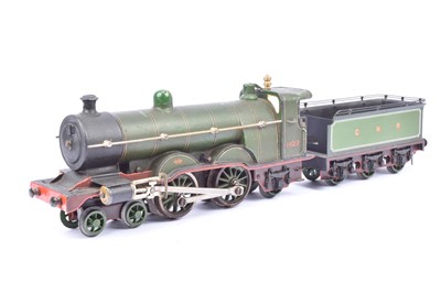 Lot 368 - A Märklin 0 Gauge GNR green clockwork Ivatt 4-4-2 Atlantic Locomotive and Tender no 1427