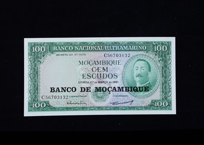 Lot 319 - A 1960s Banco Nacional Ultramarino 100 (cem) Escudos bank note