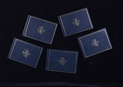 Lot 342 - Five Bradbury Wilkinson & Co small stamp stock books