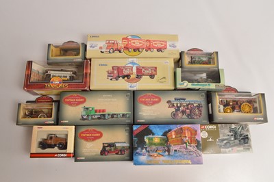 Lot 7 - Corgi and Other Modern Diecast Vintage Commercial and Military Vehicles (14)