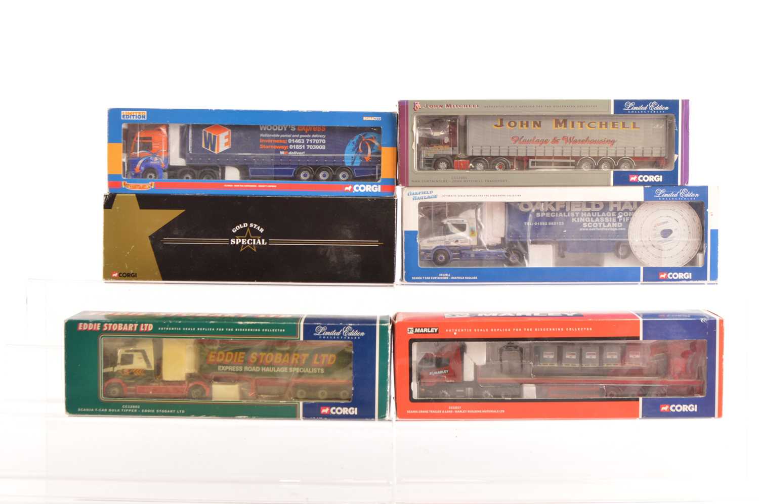 Lot 21 - Corgi Diecast Modern Haulage Vehicles (6)