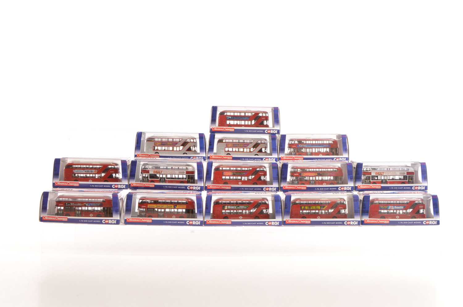 Lot 34 - Corgi Original Omnibus New Bus For London West End Show Models (14)