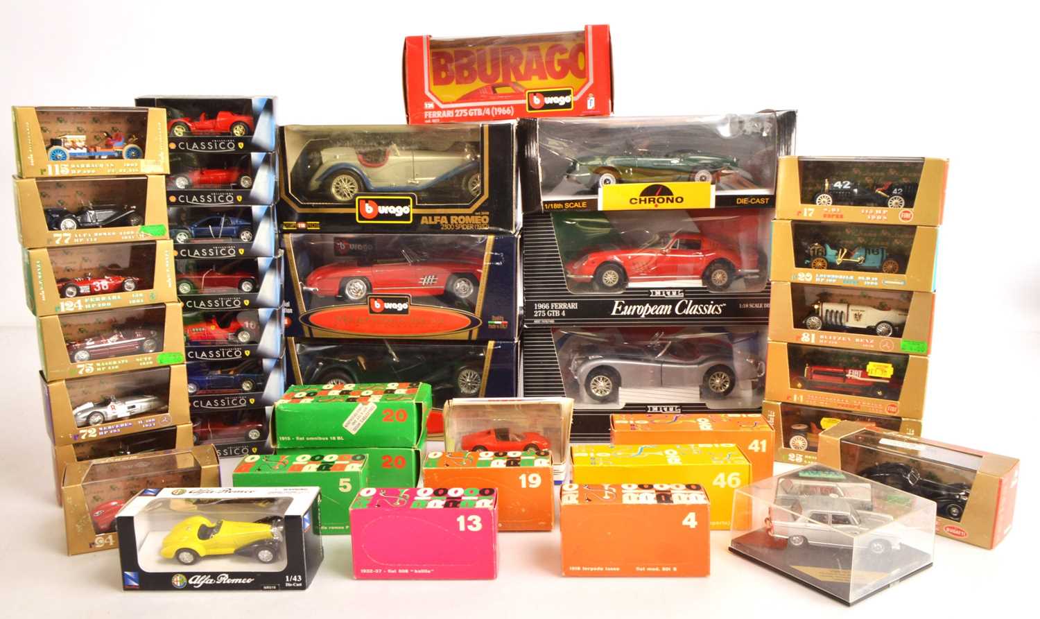 Lot 52 - Modern Diecast Pre and Postwar 1:18 Scale and Smaller Cars (38)