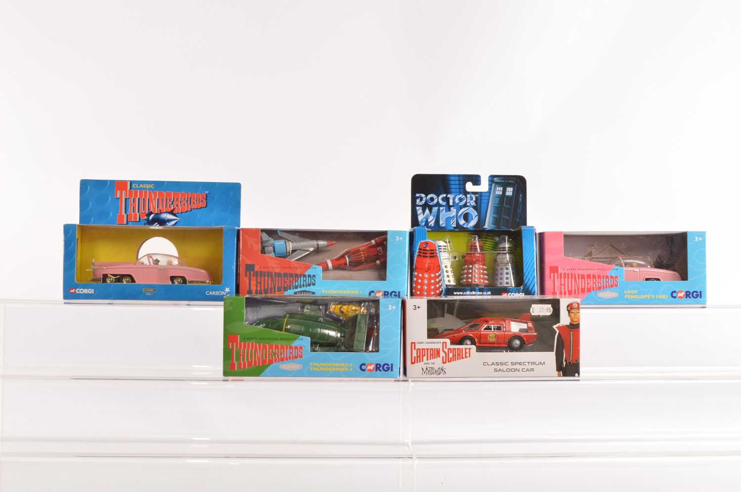 Lot 56 - Modern Corgi Gerry Anderson and Dr Who (6)