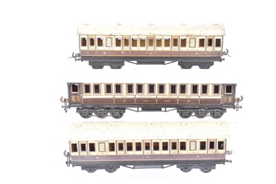 Lot 380 - Carette for Bassett-Lowke 0 Gauge LNWR bogie Coaches