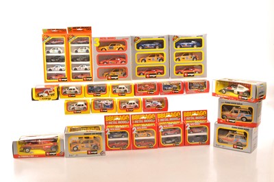 Lot 107 - Bburago and Corgi 1980s/90s 1:24 Scale and Smaller Competition Vehicles (25)