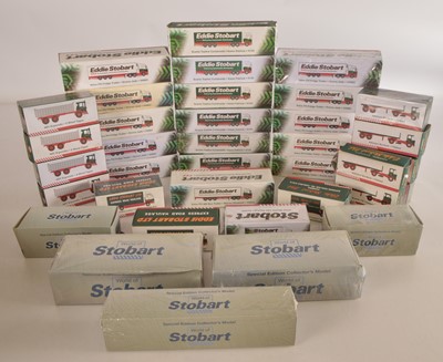 Lot 145 - Atlas Editions 1:76 Scale Eddie Stobart Commercial Models and World of Stobart (28)