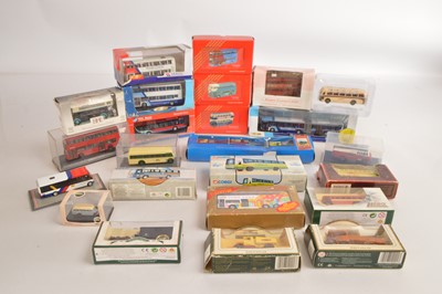 Lot 198 - Creative Master Northcord (CMN) Corgi EFE and other Diecast Buses and other vehicles in original boxes (24)