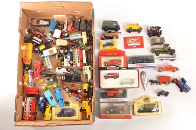 Lot 211 - Corgi Yesteryear Dinky Lledo and other Diecast Vehicles with Post Office and Removals themes (60)