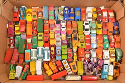 Lot 219 - Matchbox 1-75 Diecast vehicles both Regular and Superfast wheels play worn  (97)