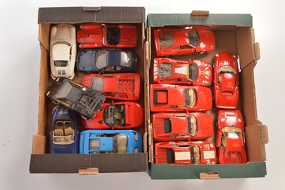 Lot 234 - 1/18 scale Sport and touring cars by Auto Art and Bburago (22)