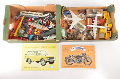 Lot 240 - Diecast and plastic Vehicles and aeroplanes by Corgi and others (55+)