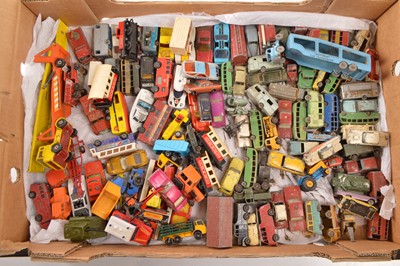 Lot 248 - Matchbox Dublo Dinky and other small scale play worn diecast vehicles (100+)