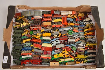 Lot 256 - Large collection of mostly 1/64 and smaller unboxed mainly Diecast vehicles by Lesney Matchbox Husky and various other makers (140+)