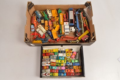 Lot 262 - Matchbox Corgi and other Assorted play worn Diecast vehicles (50+) 