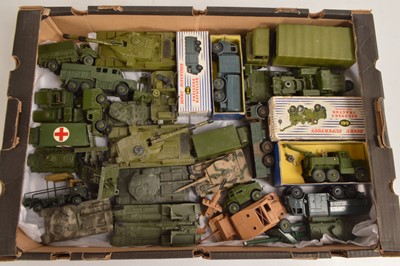 Lot 265 - Postwar and Later Playworn Diecast Military Vehicles (30)