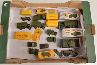 Lot 271 - Pre War and Later Playworn Dinky Diecast Vehicles (20)