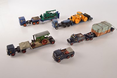 Lot 284 - Matchbox Corgi Classics and Conrad Code 3 Commercial Vehicles Low Loaders (4)