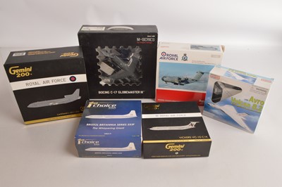 Lot 310 - 1:200 Scale Diecast and Plastic Postwar Military Aircraft (5)