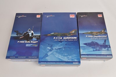Lot 311 - Hobby Master 1:72 Scale Military Jet Aircraft (3)