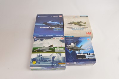 Lot 312 - Hobby Master 1:72 Scale Military Jet Aircraft (4)
