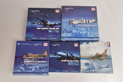 Lot 313 - Hobby Master WWII and Later Military Aircraft (5)