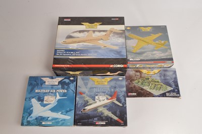Lot 319 - Corgi Aviation Archive Postwar and Modern Military Aircraft and Kit Airfield (5)