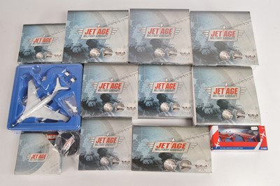 Lot 329 - Modern Diecast Postwar and Modern Jet Aircraft ( 11 aircraft)
