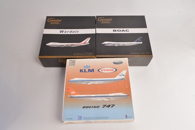 Lot 343 - Gemini 200 and Inflight Diecast 1:200 Scale Civil Aircraft (3)