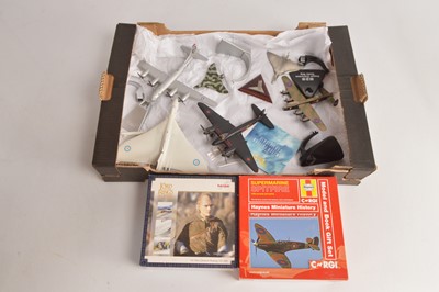 Lot 345 - Corgi and Other Modern Diecast and Pewter Aircraft (8)