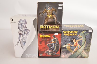 Lot 378 - DC Direct and DC Collectibles Cold Cast Figurines/Statues (4)