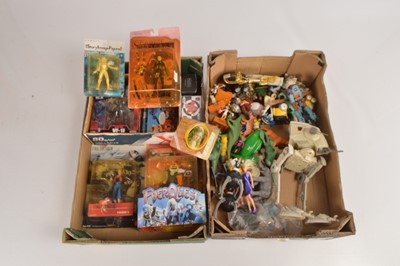 Lot 386 - 1970s and Later Plastic Action and Other Figures Toys and Models (Qty in two boxes)