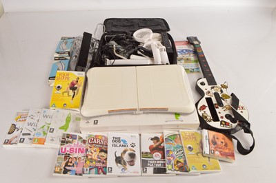 Lot 393 - Nintendo Wii and Accessories (Qty)