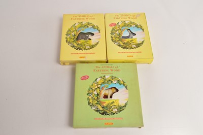 Lot 398 - 1990's Hornby 'The Animals of Farthing Wood" Vinyl Figure Packs