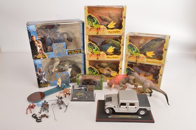 Lot 415 - Lord of the Rings Rider Sets Carnage boxed Dinosaurs Bburago Hummer Modern Star Wars Figures and Diecast Cars (qty)