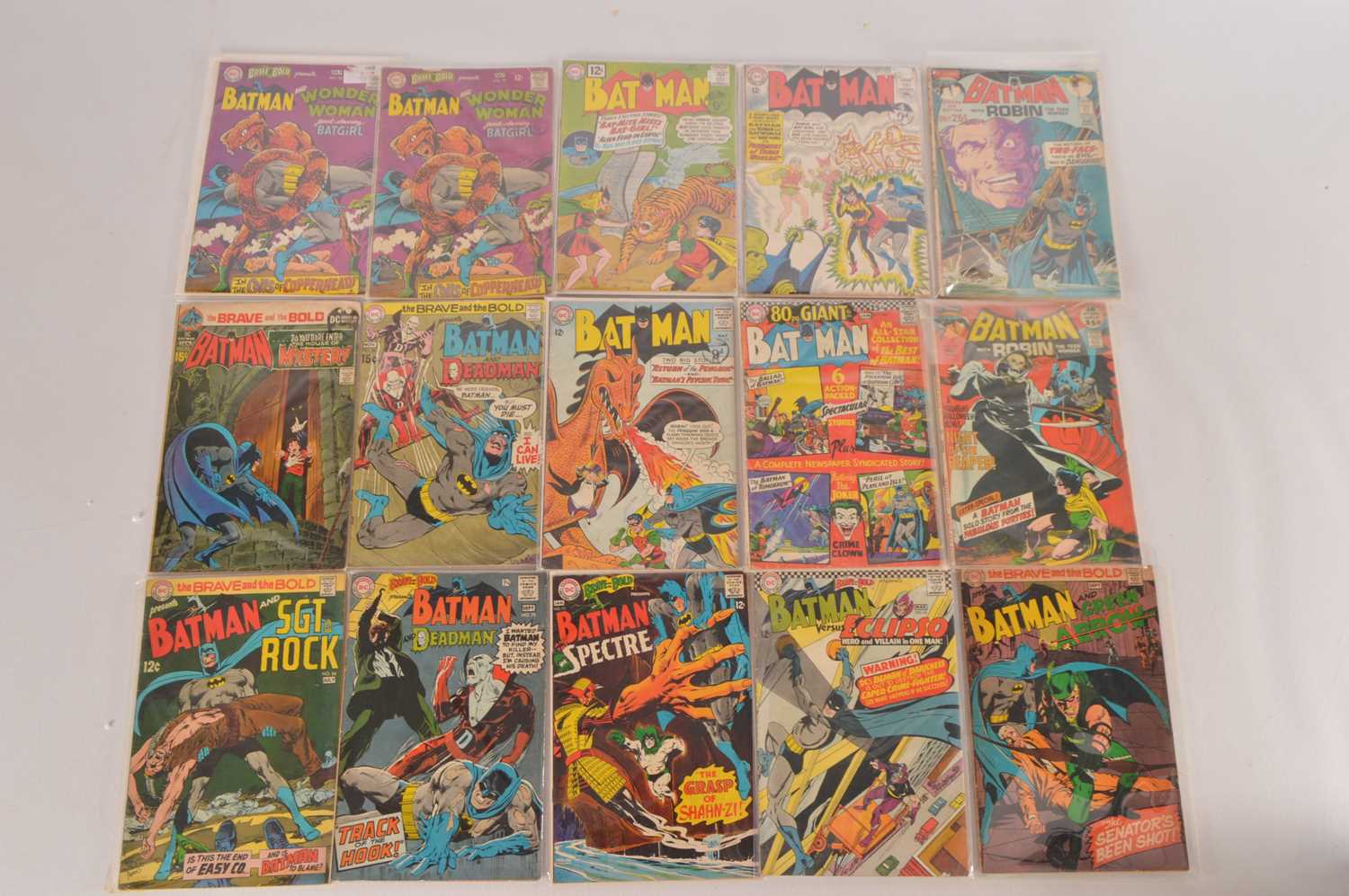 Lot 419 - DC Comics Batman Volume 1 and The Brave and The Bold 1960s/70s Issues (14)